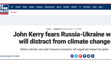 John Kerry is concerned that the Russia-Ukraine war will affect climate change