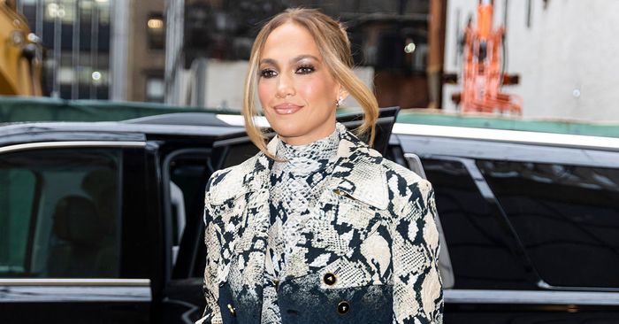 Jennifer Lopez is bringing back the snake skin trend in 2022