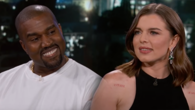 Kanye West is REMOVED by Julia Fox.  .  .  She likes pictures of Kim + Kanye saying 'It doesn't matter'!!