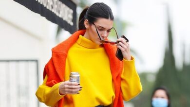 Kendall Jenner loves the saturated color trend with ease