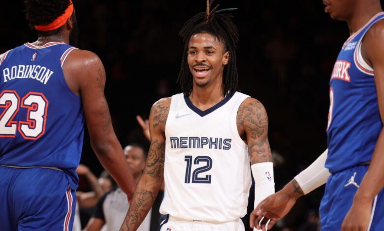 Knicks catch Ja Morant's 30-point record but Grizzlies have the final say with MSG