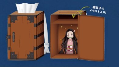 The demon tissue box will look like Nezuko's box