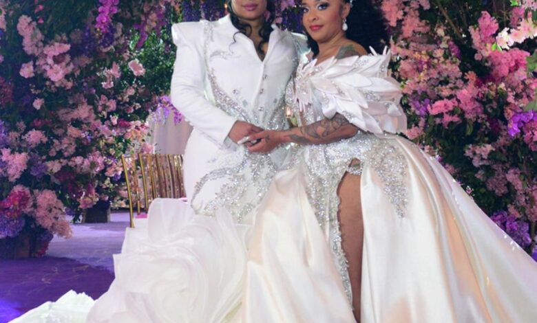 Da Brat got married to her girlfriend on February 22nd.  .  .  And here are the pictures!!!