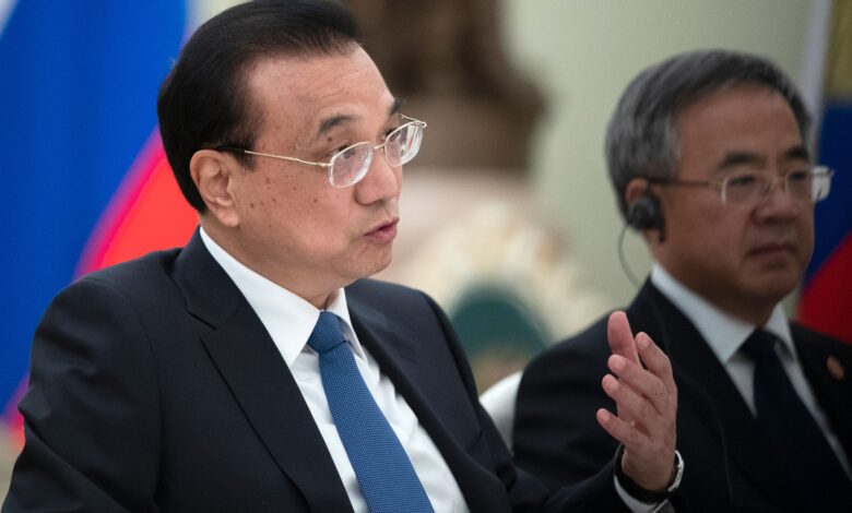 Premier Li Keqiang said China was 'extremely worried' about the Ukraine crisis