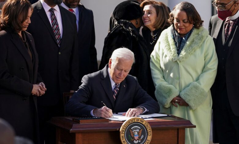 Biden signs bill named after Emmett Till making lynching a hate crime