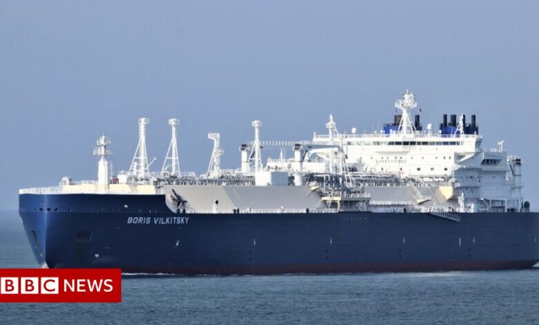 Ukraine sanctions: British ships docked to refuse Russian gas tankers