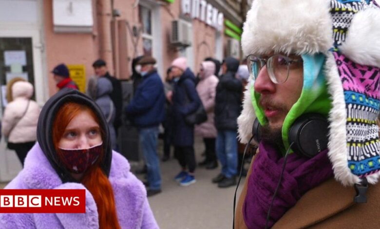 Ukraine war: Don't be afraid of Putin, says Kyiv resident