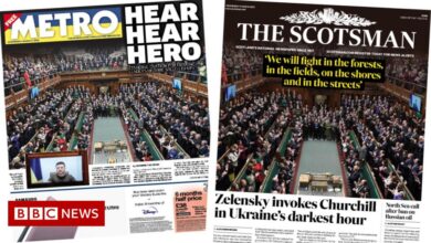 Scotland article: 'Listen to the hero' as Zelensky calls Churchill