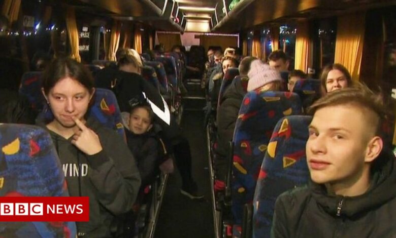 Ukrainian orphans arrive in UK after delays
