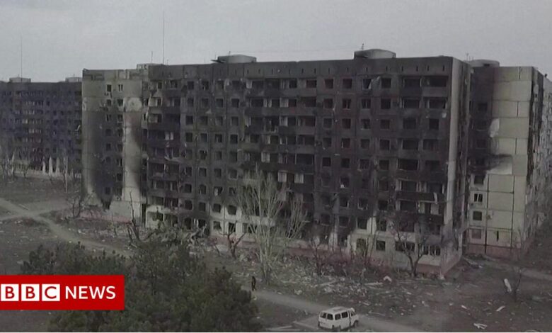 Ukraine war: Drone footage shows the extent of devastation in Mariupol