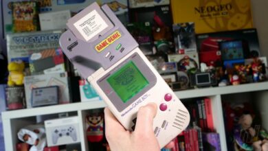 Random: Want to turn your Game Boy into a Megazord?  Just attach all the accessories