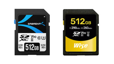 Sabrent and Wise announces the first 512GB V90 SDXC card