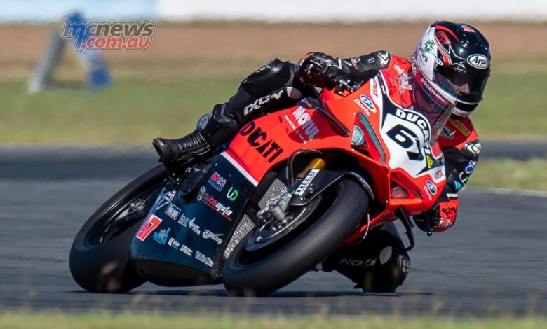 DesmoSport Ducati once again shows great speed in ASBK Rnd Two