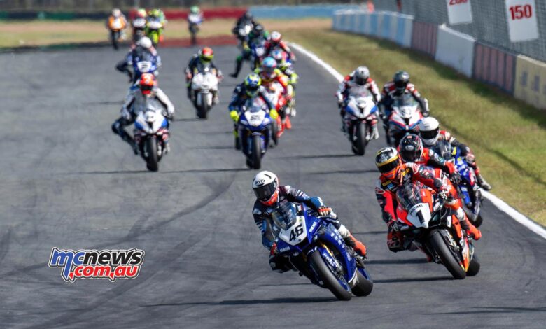 Sunday Report #2 from ASBK Rnd 2 at QLD Raceway | SBK Race Two Report/Results