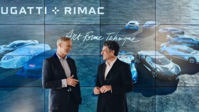Bugatti Rimac teases new supercar at Berlin center unveiling
