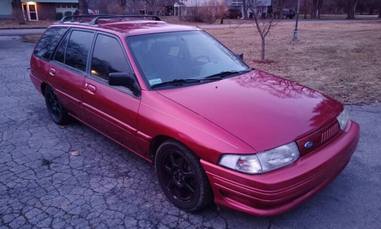 At $3,500, is this 1994 Ford Escort GT Wagon the cargo van for the Hoonage?