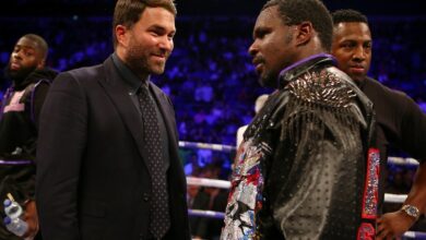 Eddie Hearn: "I don't think Tyson Fury is a big boxer, if it's late, I support Dillian Whyte"