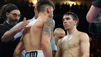 In this corner with Russ Anber: Inside View of Wood-Conlan