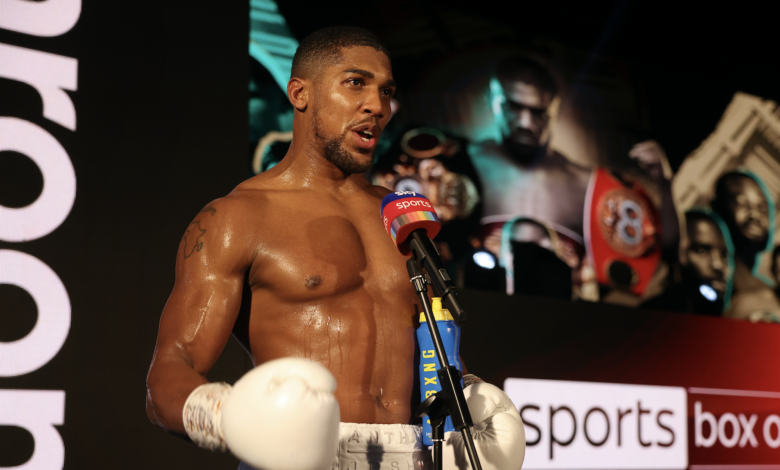 Joshua will fight in the sky for the rest of his career, says Shalom