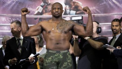 Dillian Whyte Blows Of Press Conference for Tyson Fury Fight