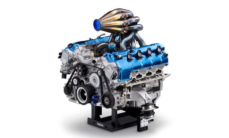 Yamaha has produced a 450hp V8 for Toyota that runs on hydrogen