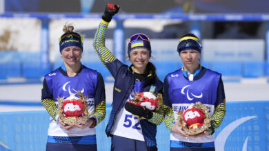 Ukrainian Paralympic athletes complete two podium sweeps: NPR