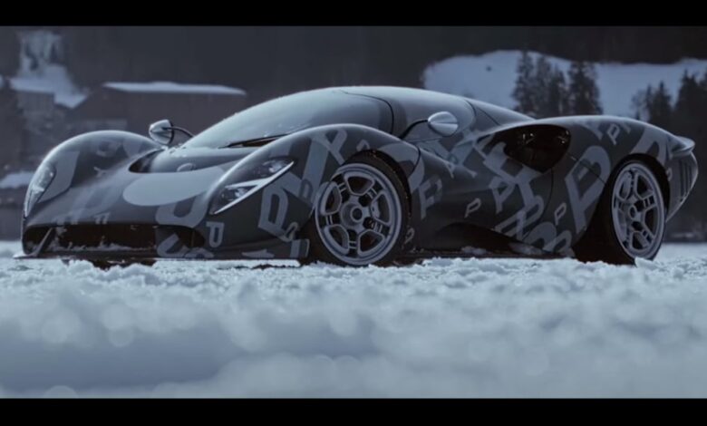 De Tomaso P72 sounds great during winter testing