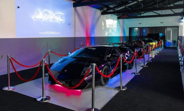 Gran Turismo 7 debuts at the Sydney workshop amidst a bunch of weird cars