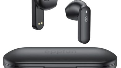 Highlights on eppfun CuteMeet 300 earbuds: Dual microphone noise cancellation for clearer calls