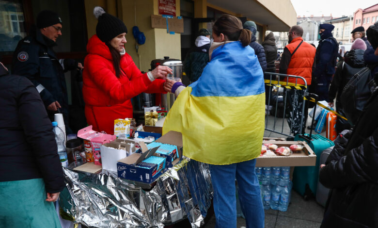 Some see a double standard in how Europe has embraced Ukrainian migrants : NPR
