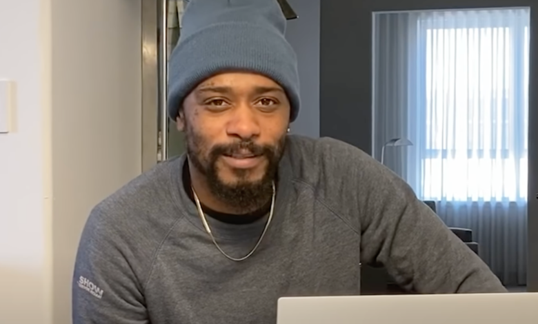 Actress Lakeith Stanfield wears female socks.  .  .  Fans wonder 'YOU ARE GAY??'