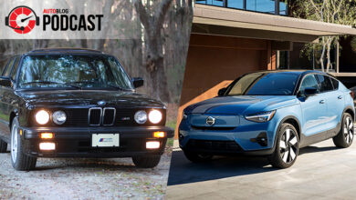 Driving a 1988 BMW M5 and a Volvo C40 2022 Recharge |  Autoblog Podcast #722