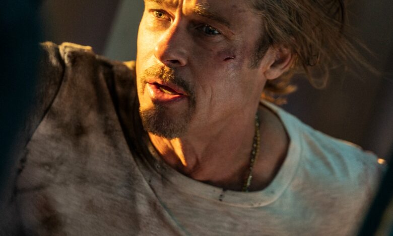 Watch Bad Bunny & Brad Pitt's Knife Fight in Bullet Train Trailer