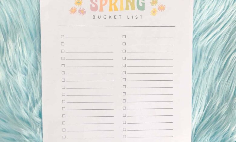 Episode #140: Spring Bucket List