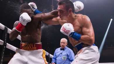 Tszyu recovers from his knockdown to defeat Gausha in US debut