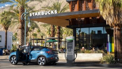 Volvo plans to build electric vehicle charging network with Starbucks at every stop