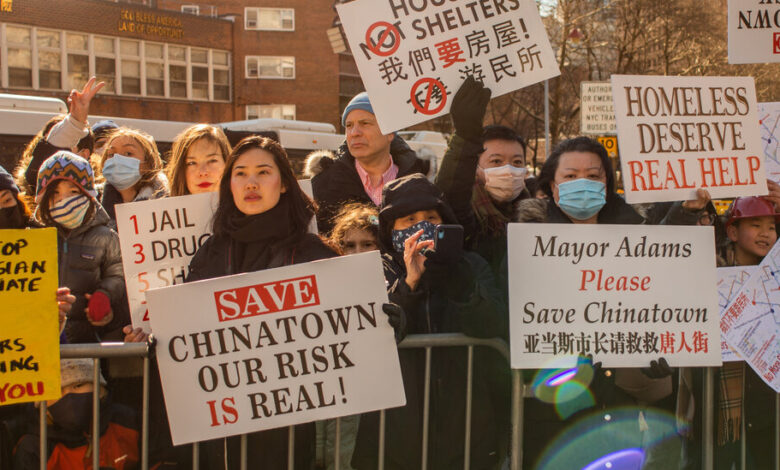 NYC's Chinatown, Spinning Over Anti-Asian Attacks, Battle Shelter Plan