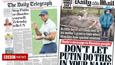 The Papers: Zelensky's Fascinating Speech at the UN and Putin's 'Dud's Army'