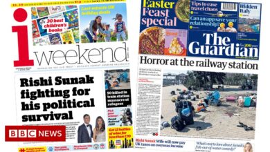 Newspaper headlines: Sunak's attempt to 'save' his career, and the 'horror' at the station