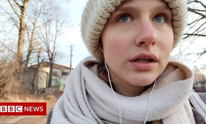 27-year-old refugee Ludmyla Chyrkova is going home