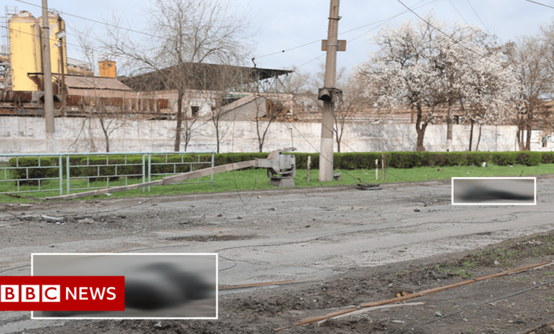 Mariupol: Video appears showing dead civilians