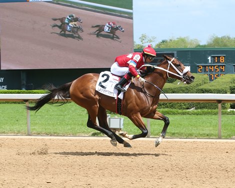 Letruska Holds Off Clairiere in Apple Blossom