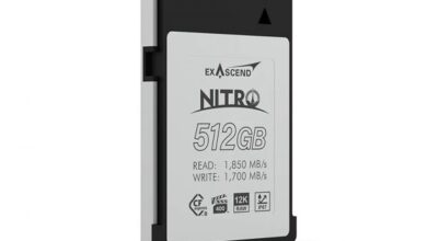 Exascend announces CFexpress-certified 512GB Nitro VPG400 memory card