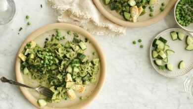This Green Goddess Pasta Salad is delicious and vegan