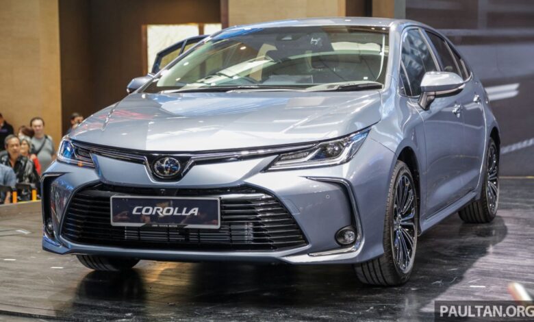 Toyota Corolla Malaysia 2022 price updated with SST - 1.8E from RM130,888, 1.8G at RM141,888 OTR
