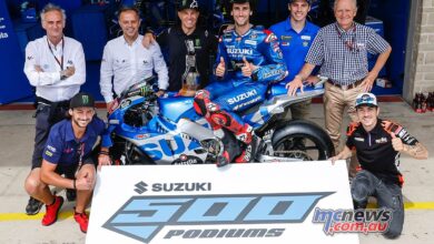 Suzuki celebrates 500th podium in Grand Prix motor racing