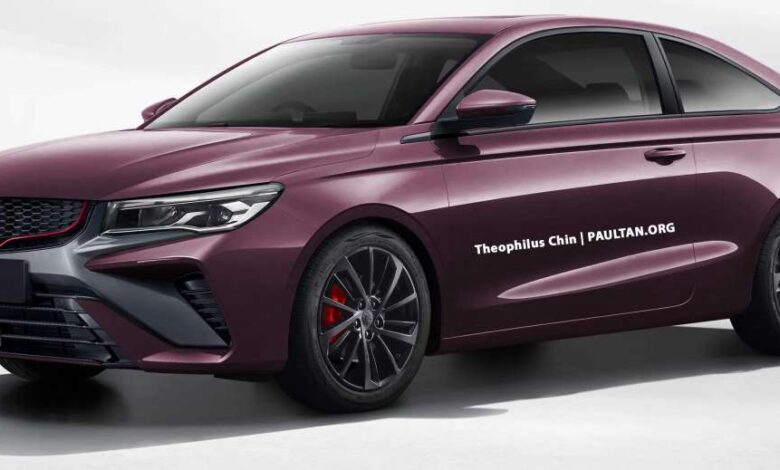 2022 Proton Putra rendered, based on Geely Emgrand