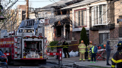 Firefighter killed when ceiling collapsed in Brooklyn house fire