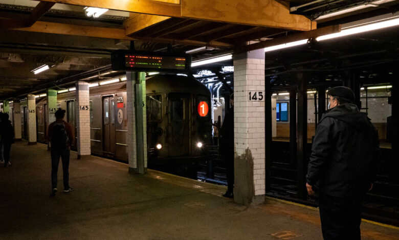 2 on Subway Railroad Killed by Train at Manhattan Station