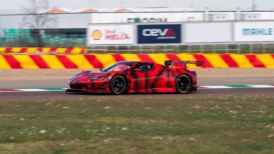 New Ferrari 296 GT3 tested at Fiorano for the first time